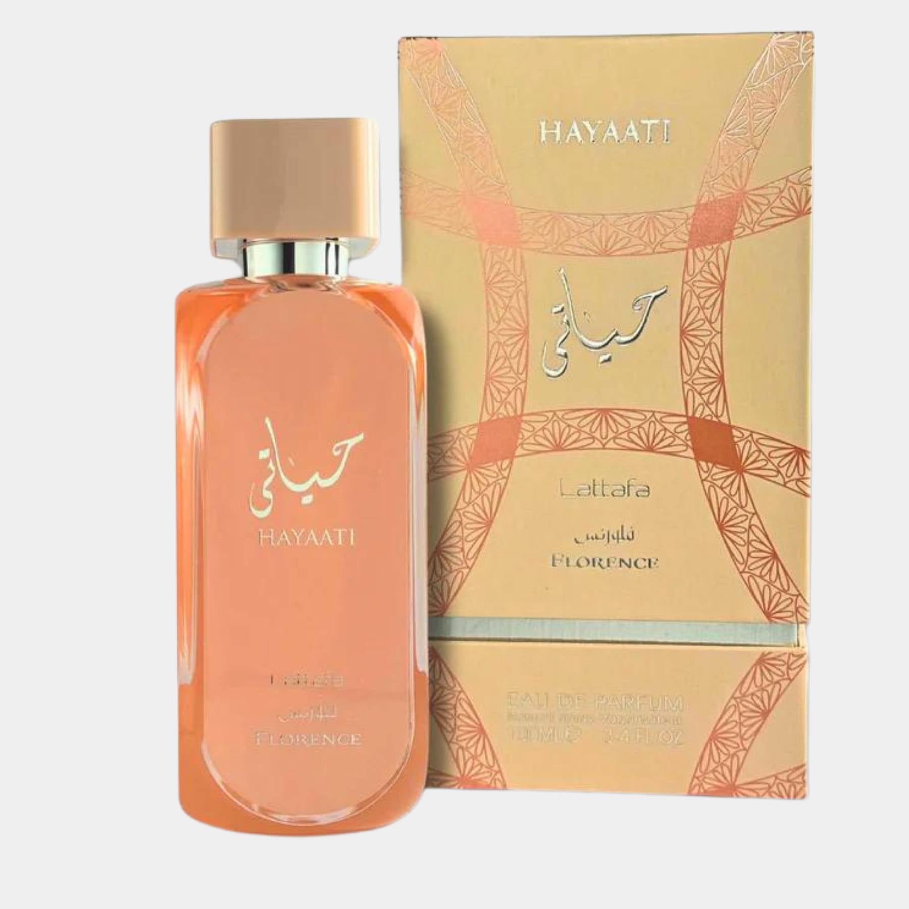 Lattafa Hayaati Florence For Women 100ml - Bottle with Box