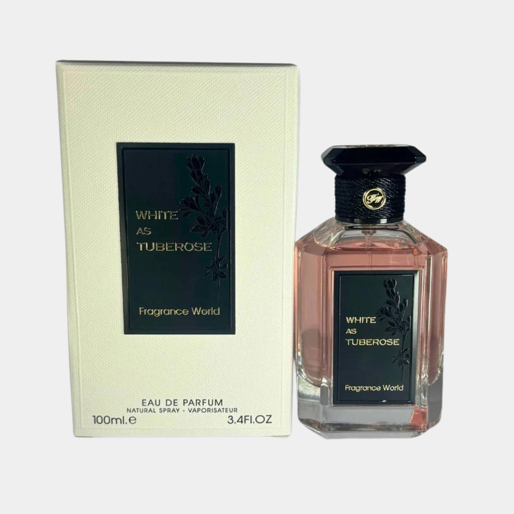 Fragrance World White As Tuberose 100ml Eau De Parfum for Women - Bottle With Box