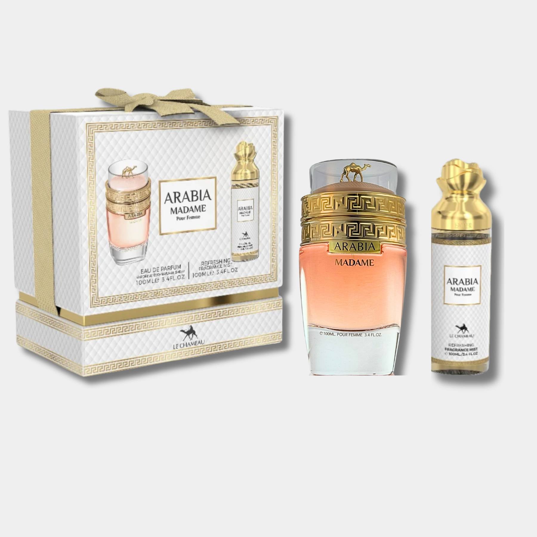 Le Chameau Madame 2 in 1 giftset for women 100ml Eau De Parfum and 100ml Fragrance Mist