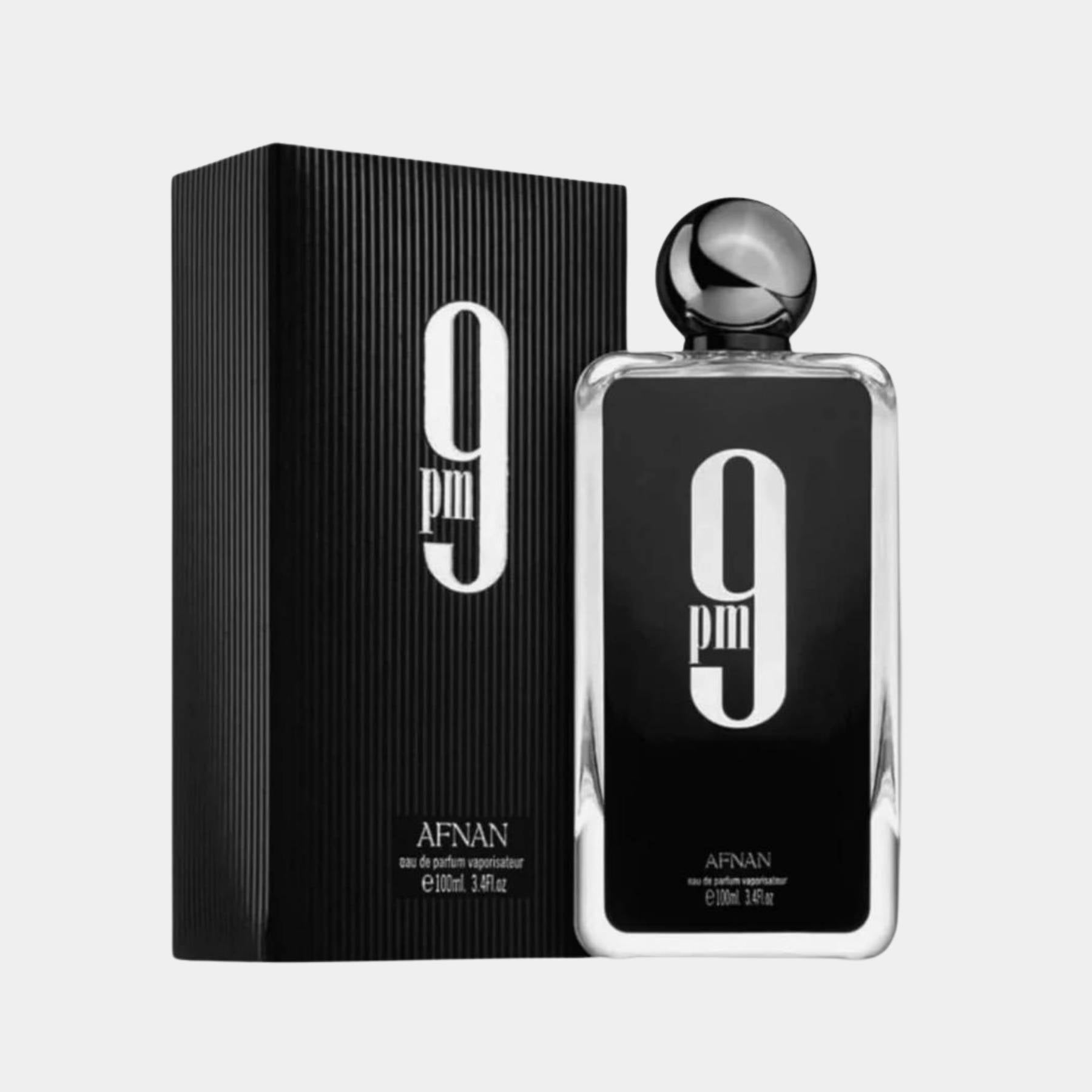 Afnan 9pm 100ml eau de parfum for men box and bottle 