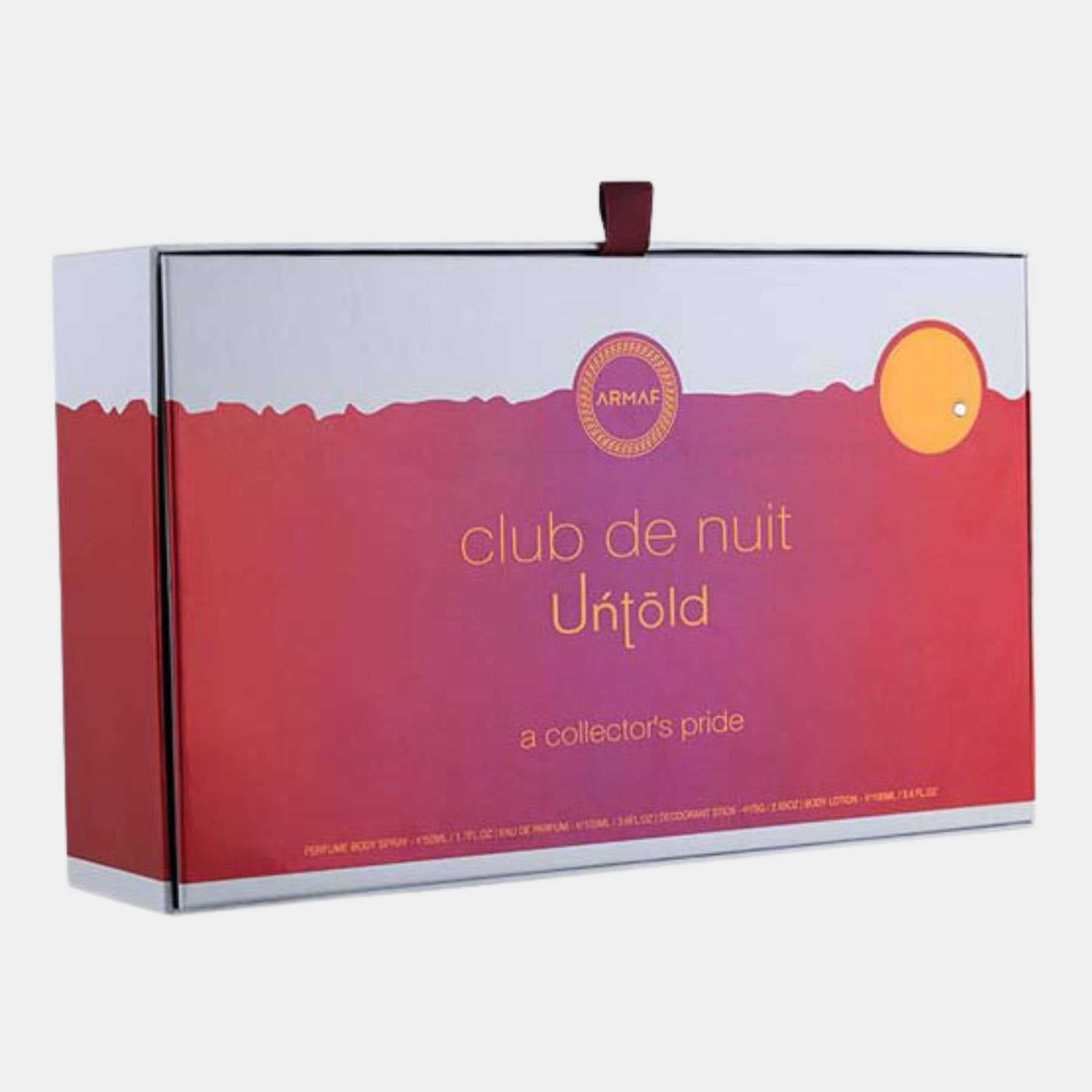 Armaf Club De Nuit Untold 4 Piece giftset for men and women