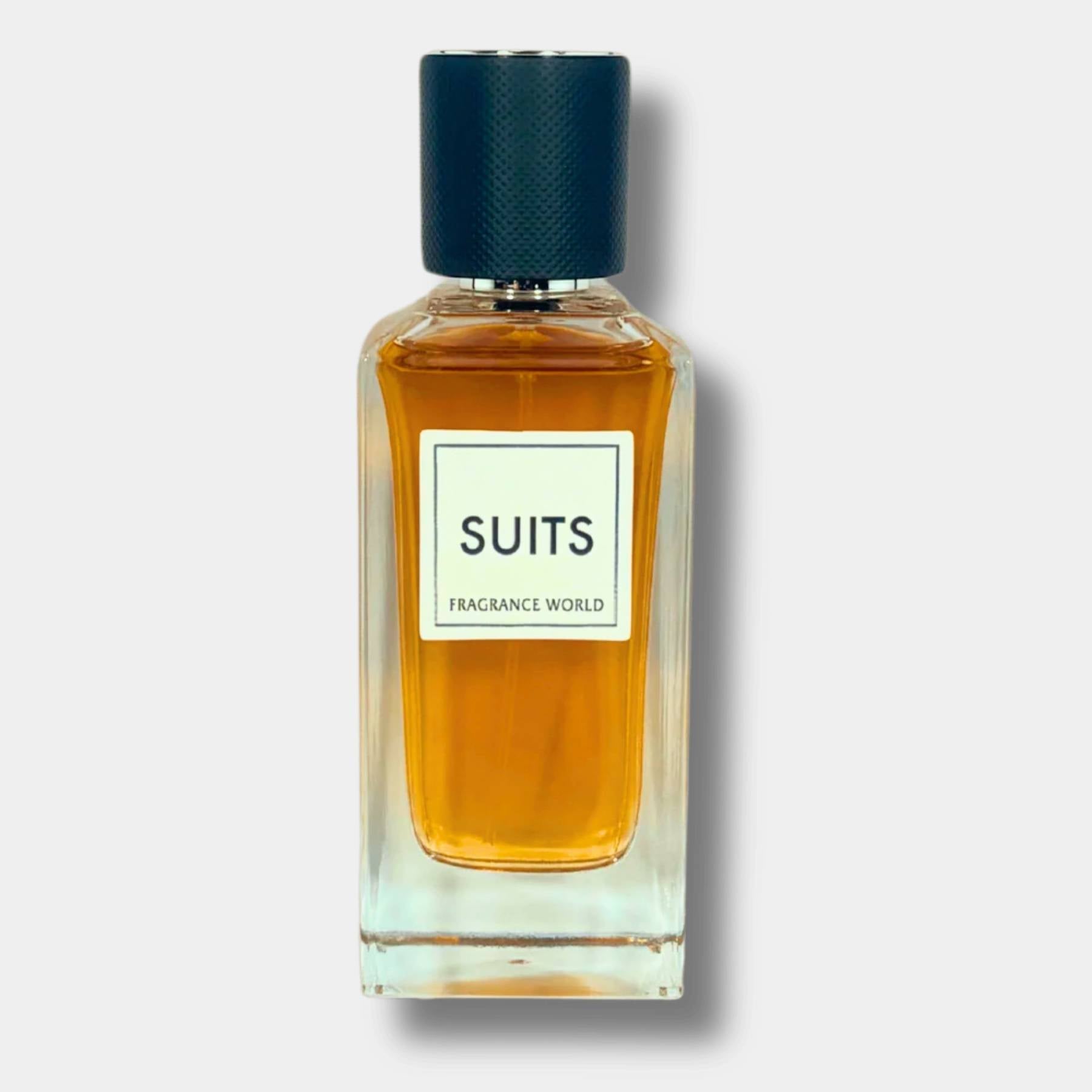 Fragrance world suits 100ml eau de parfum for men  