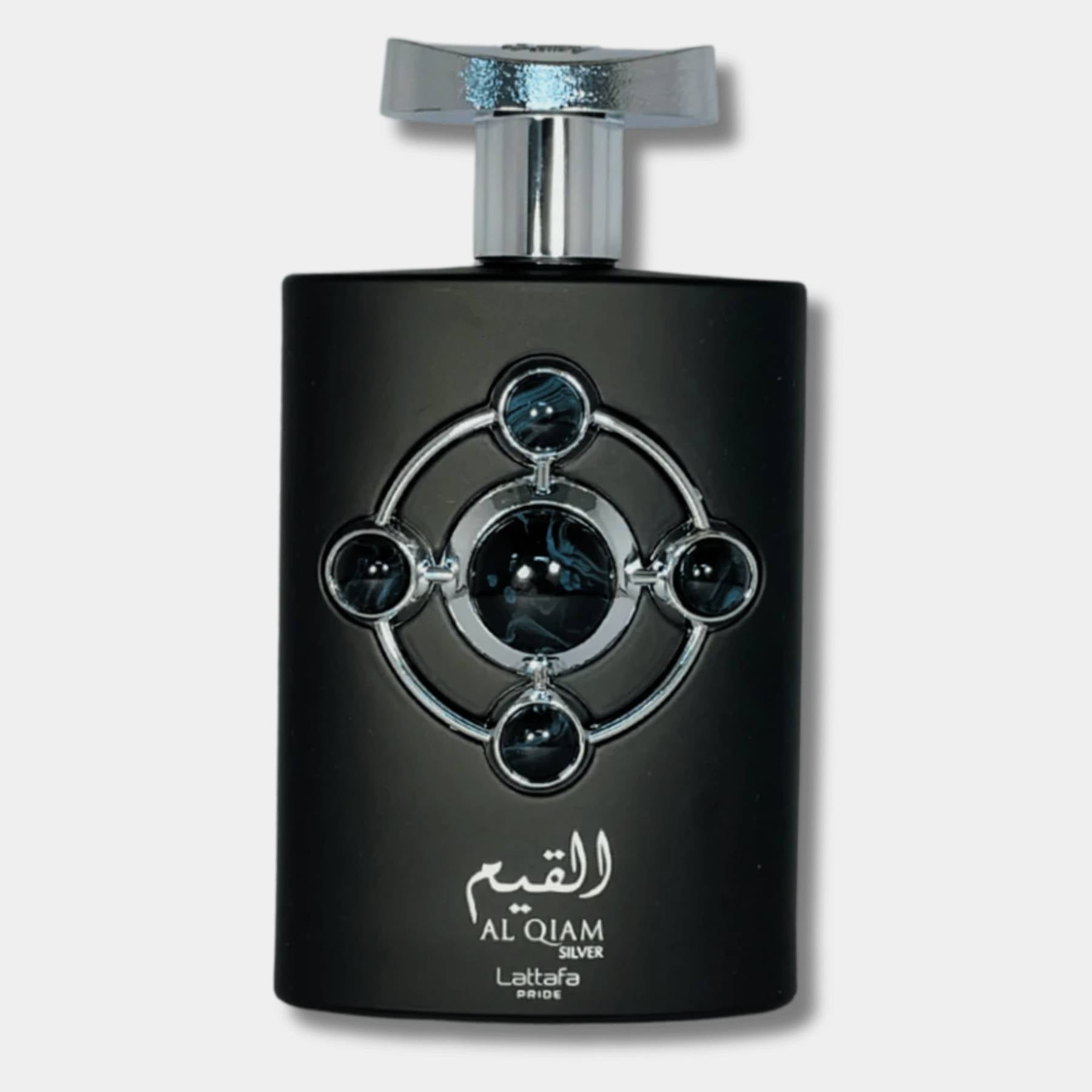 Lattafa Al Qiam Silver 100ml Eau De Parfum for men Image Illustration for samples