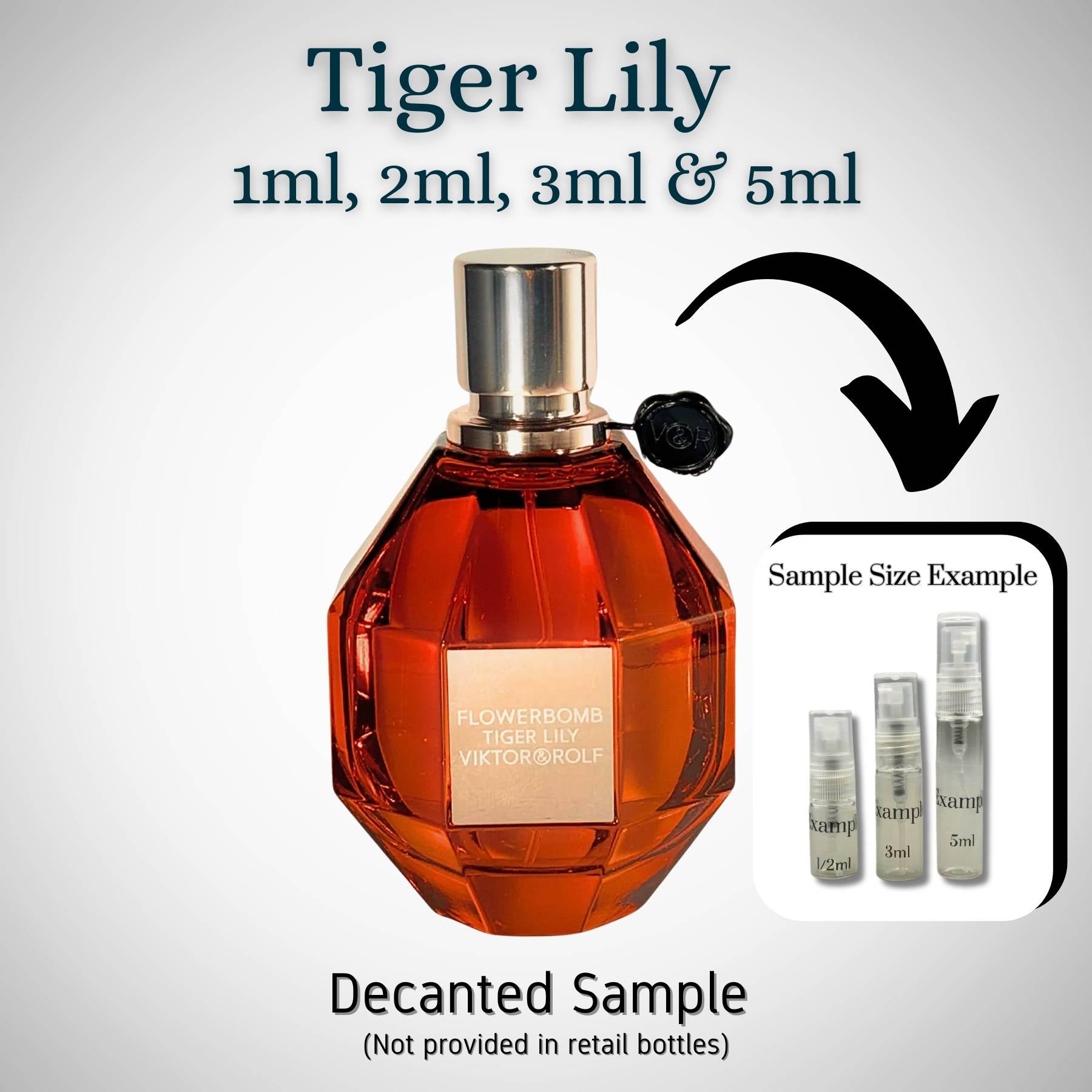 Viktor & Rolf FlowerBomb Tiger Lily Eau De Parfum for Women Sample Size Example