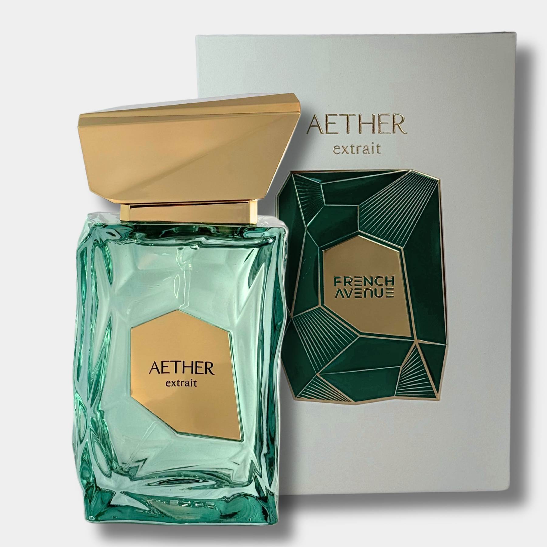 Fragrance World Aether Extrait 100ml Eau De Parfum for Men Box and Bottle