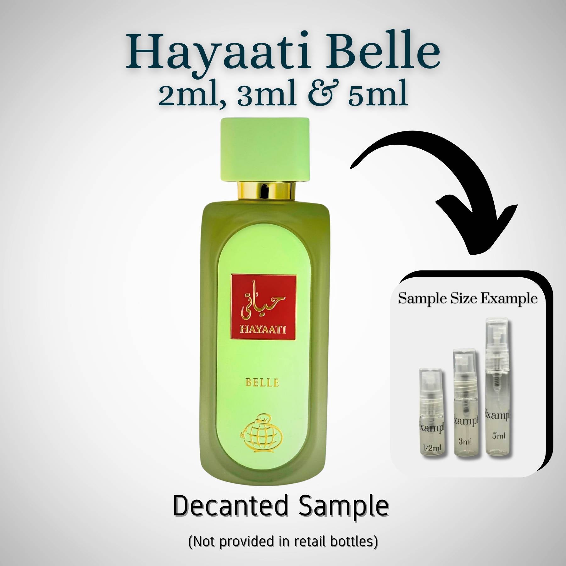 Fragrance World Hayaati Belle image illustration for sample