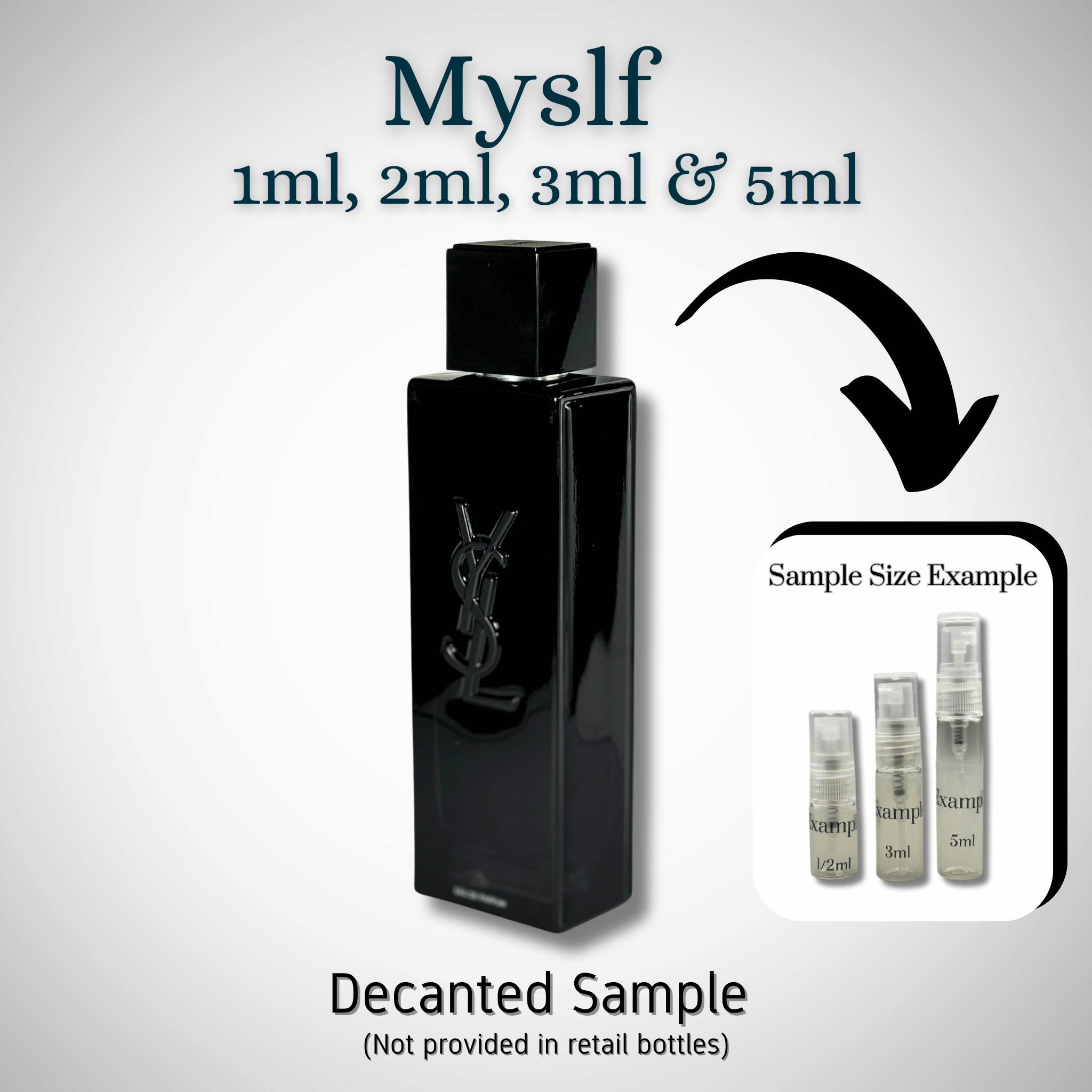 YSL MYSLF Eau De Parfum Sample Size Image Illustration