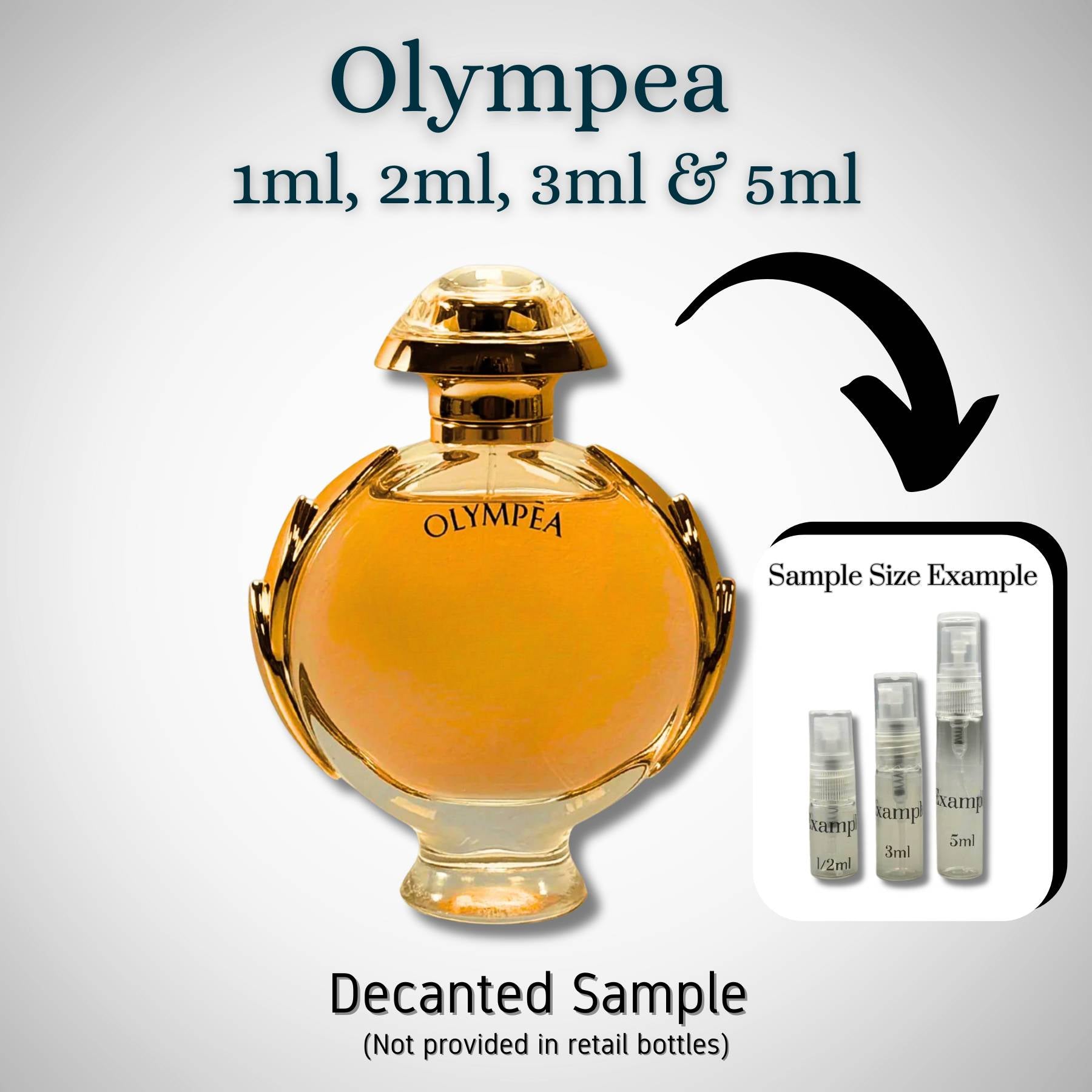 Paco Rabanne Olympea Eau De Parfum for women Sample Size Example