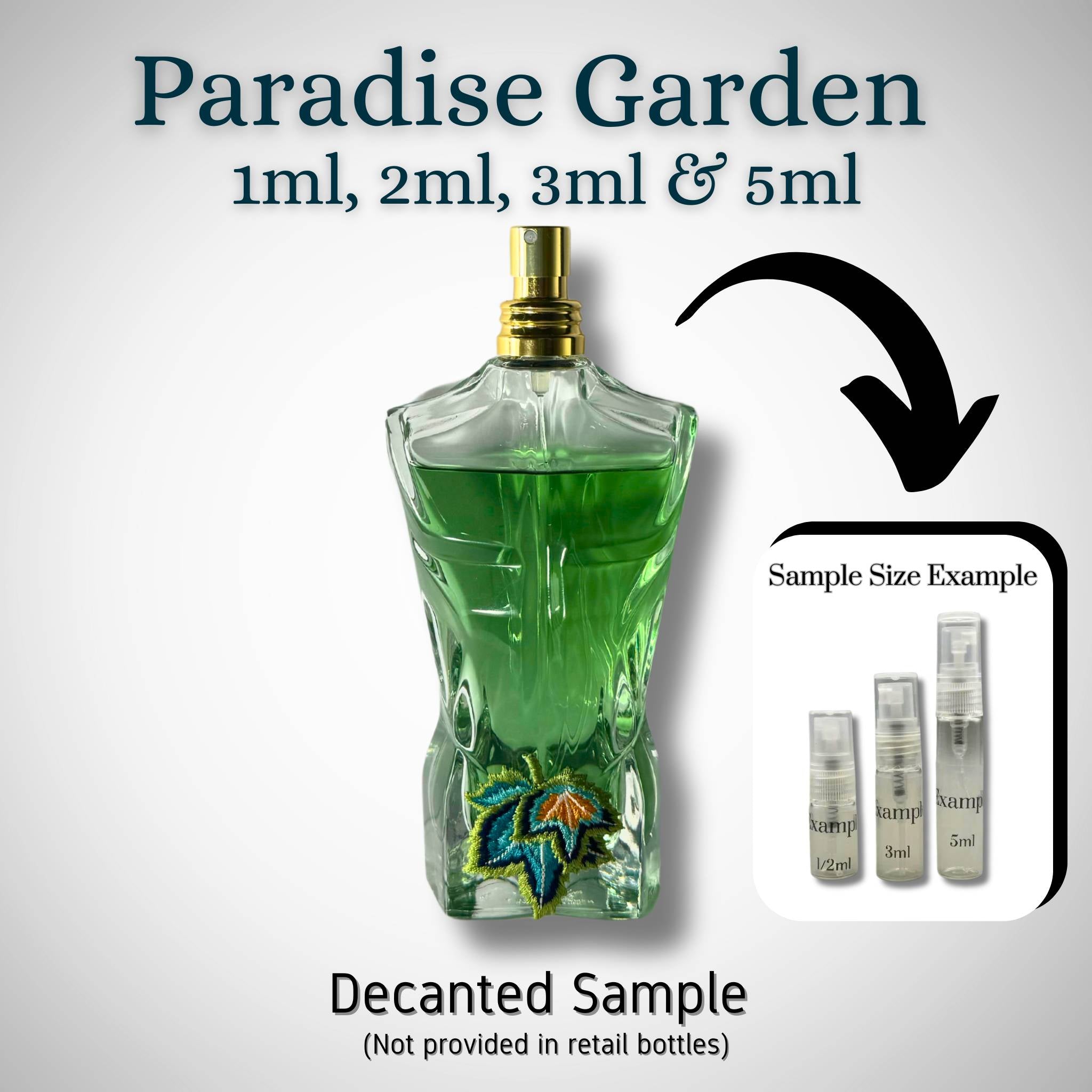 Jean Paul Gaultier Paradise Garden Sample Size Example