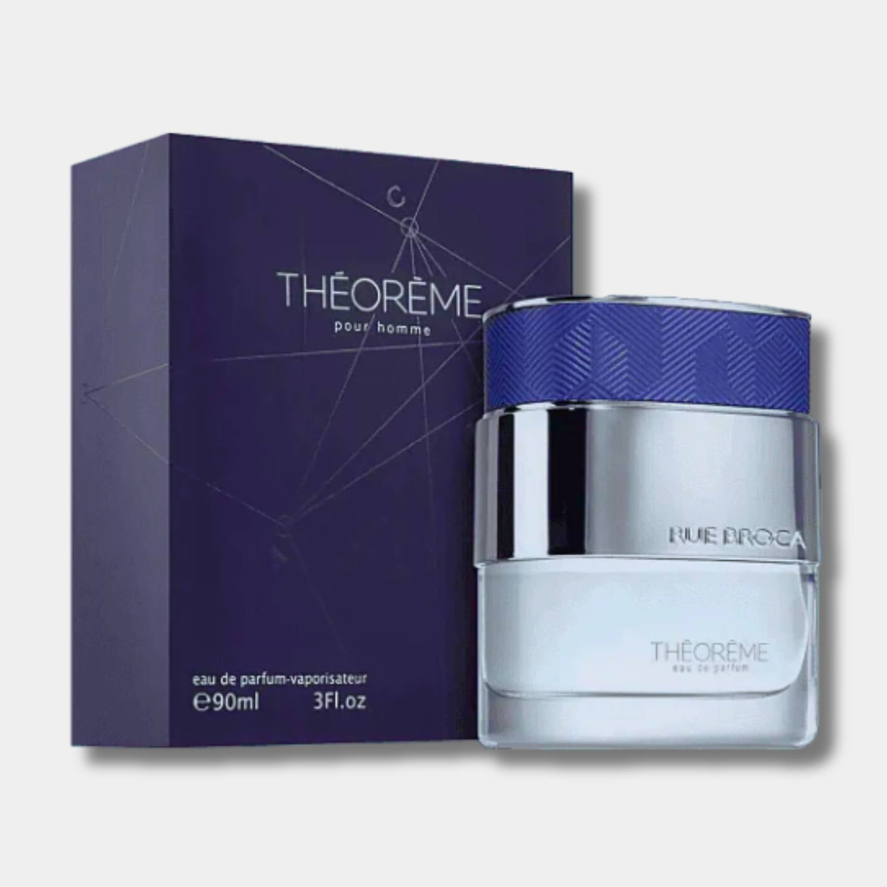 Rue Broca Theoreme Homme Eau De Parfum 90ml For Men Bottle and Box