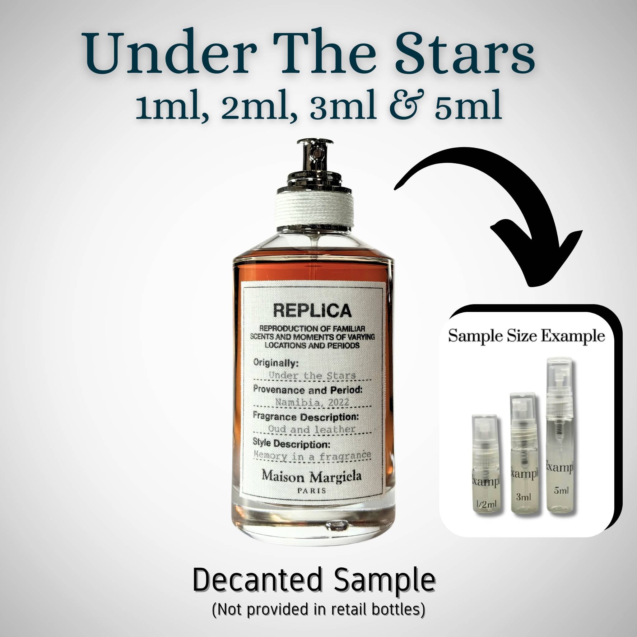 Maison Margiela Under The Stars Sample Size Example