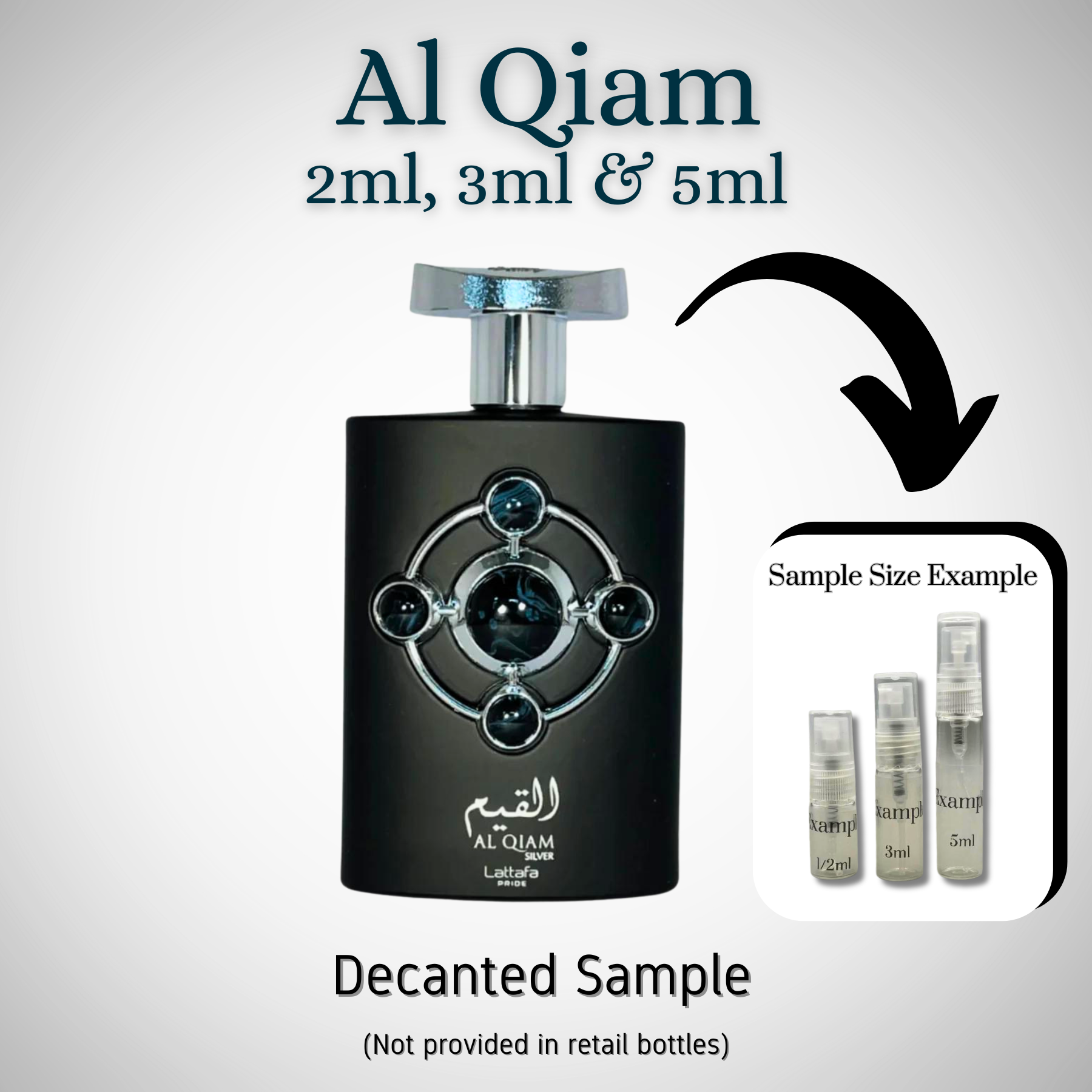 Lattafa Pride Al-Qiam Silver Samples